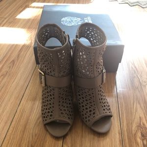 Vince camuto peeptoe bootie heel